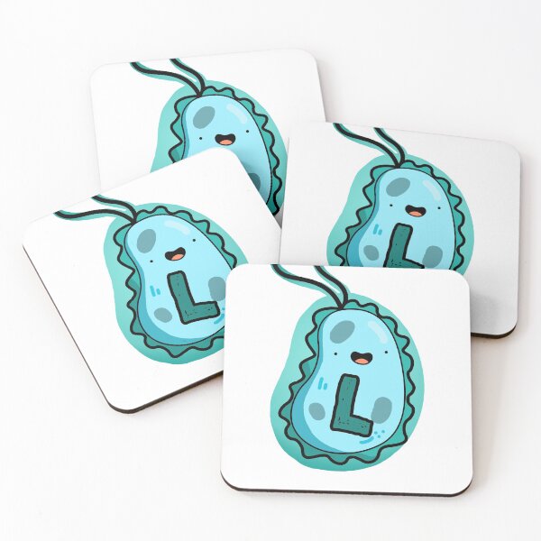 Item preview, Alfabeto Letra L Bacterias Azules designed and sold by kidsmonogram.