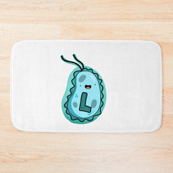 Item preview, Alphabet Letter L Blue Bacteria designed and sold by kidsmonogram.