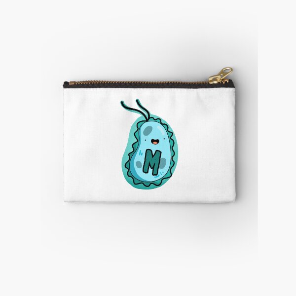 Item preview, Alphabet Letter M Blue Bacteria designed and sold by kidsmonogram.