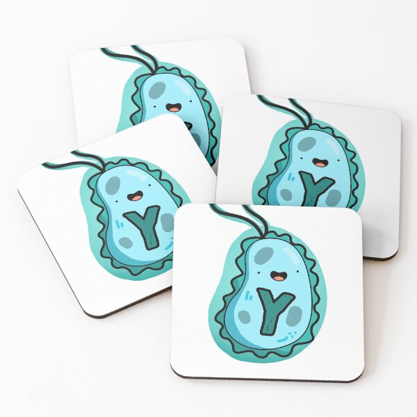 Item preview, Alfabeto Letra Y Bacterias Azules designed and sold by kidsmonogram.