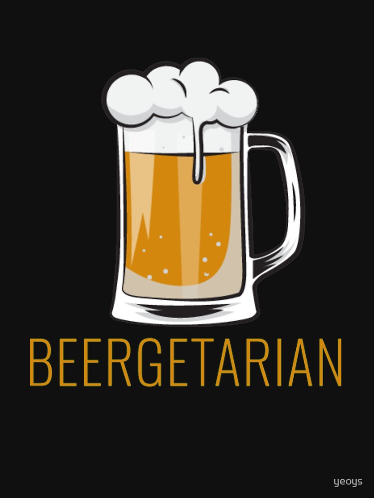 Funny Beer Pun - Beergetarian by yeoys
