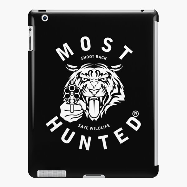 MOST HUNTED TIGER SAVE WILDLIFE STATEMENT iPad Snap Case