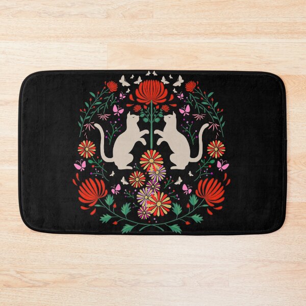 Item preview, Fireworks flowers and cats designed and sold by AtelierEmiLou.