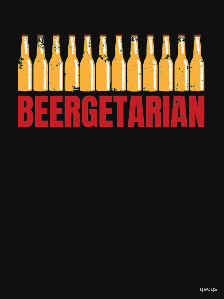 Funny Beer Pun - Beergetarian by yeoys