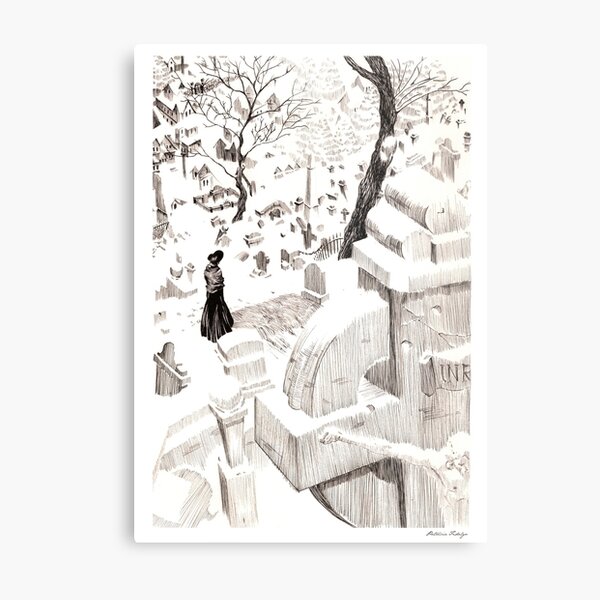 Cementerio Metal Print