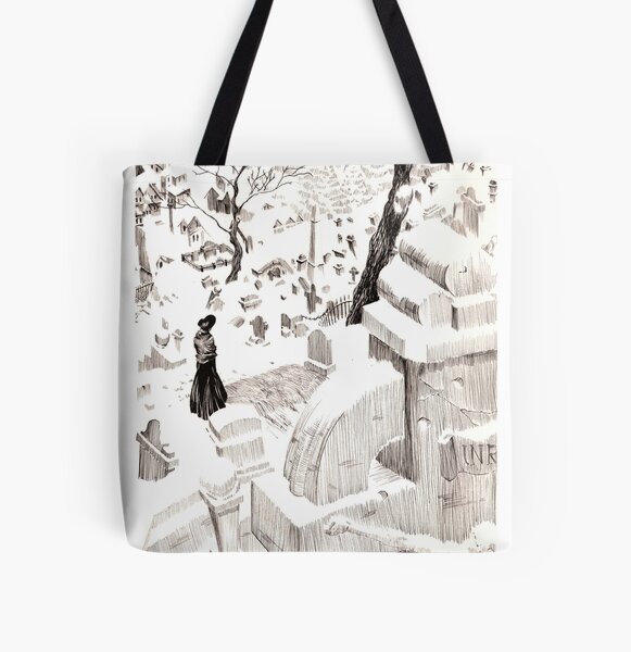 Cementerio All Over Print Tote Bag
