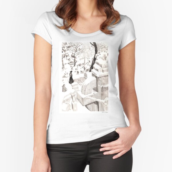 Cementerio Fitted Scoop T-Shirt