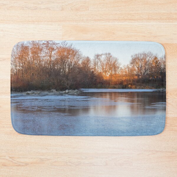 Item preview, Caramel and Ice - Cool Reflections at a Frozen Pond Take Two designed and sold by Georgia Mizuleva.