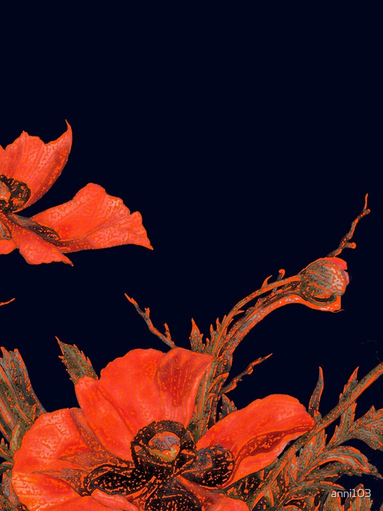 All the poppies of the field by anni103