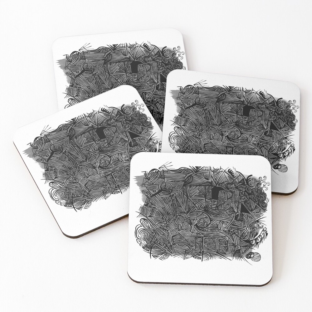Item preview, Coasters (Set of 4) designed and sold by Nealoc.