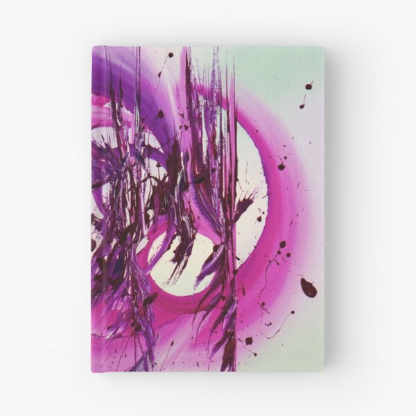 Item preview, Original Abstract Painting "Just When Waking" Purple and Pink Colourful Wall Art designed and sold by LJLundyAbstract.
