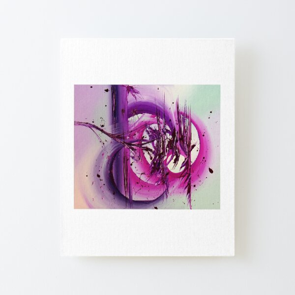 PINK - Original Abstract Art mounted buying on canvas