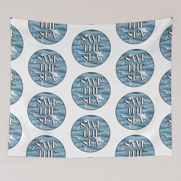 Item preview, Save the Sea - Environmental Protection and Climate Change designed and sold by JessisArt.
