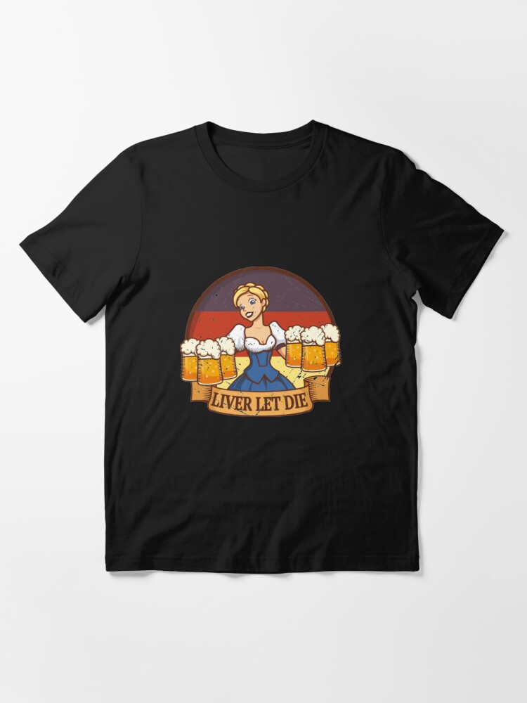 Alternate view of Liver Let Die - Funny Beer Quote Essential T-Shirt