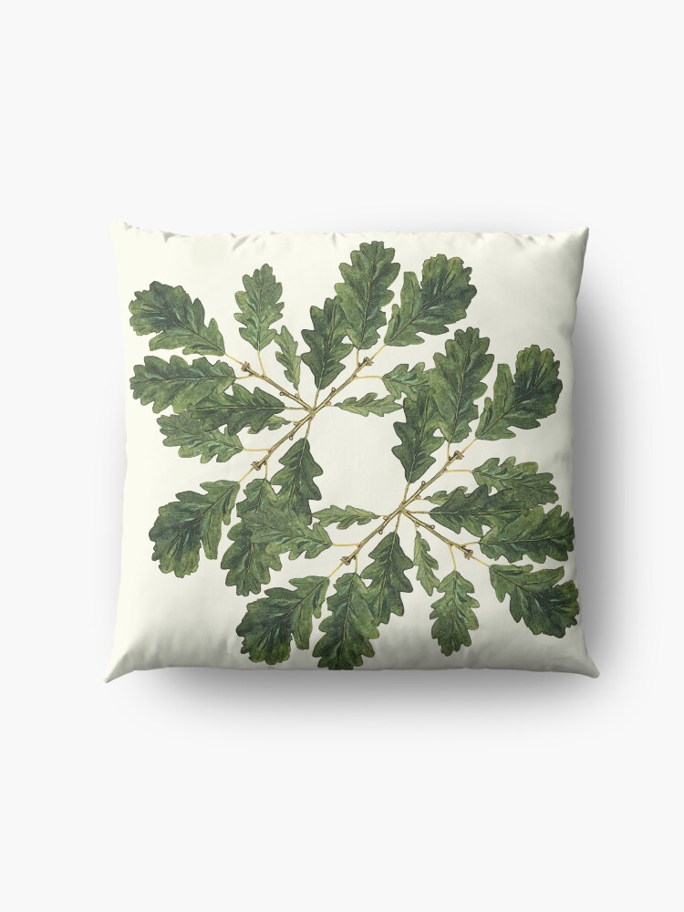 Alternate view of Oak leaf ensemble Floor Pillow