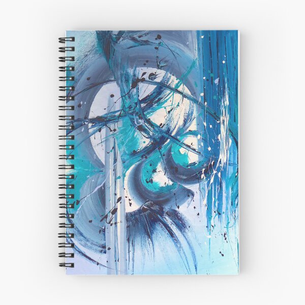 Item preview, Original Abstract Painting "Not My Ocean" Modern Home Decor, Blue and Turquoise Abstract Art, Contemporary Wall Art designed and sold by LJLundyAbstract.