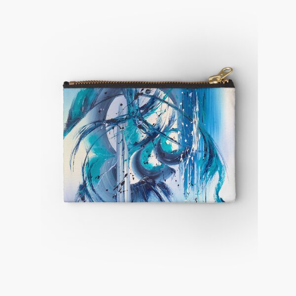 Item preview, Original Abstract Painting "Not My Ocean" Modern Home Decor, Blue and Turquoise Abstract Art, Contemporary Wall Art designed and sold by LJLundyAbstract.