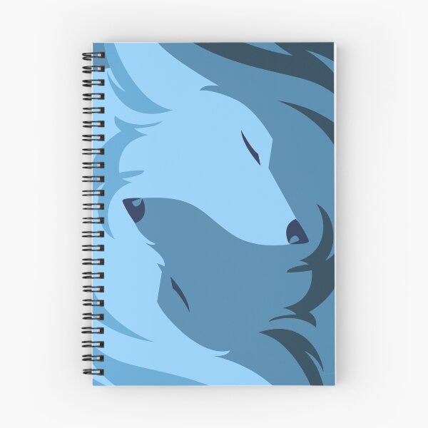 Aperçu de l'œuvre Wolf Love - Bleu créée et vendue par Crowne Prince.