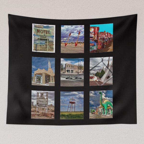 Item preview, Route 66 Snippets in a 3x3 Grid designed and sold by Warren Paul Harris.