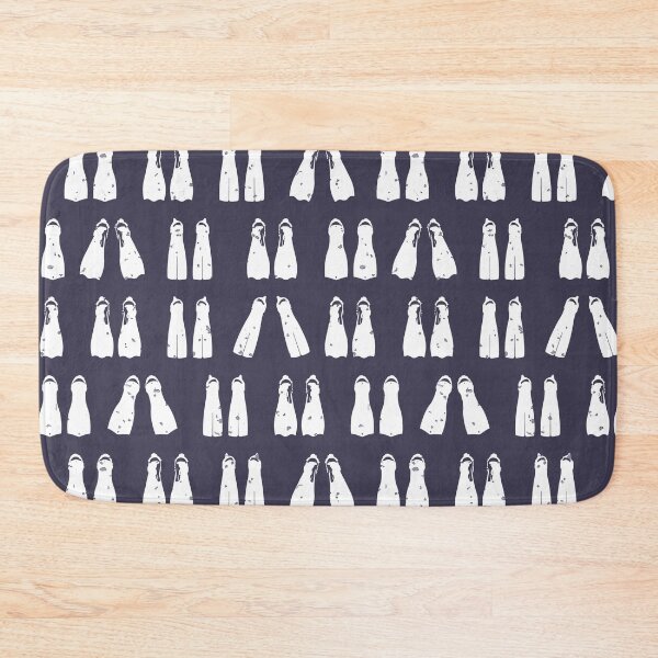 Item preview, Scuba Diving Fins On Navy Blue designed and sold by CreativeBridge.