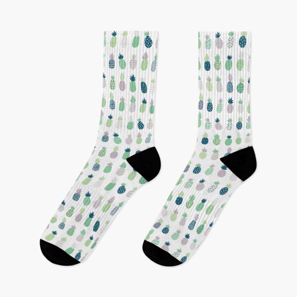 Item preview, Pineapples in blue and greenery designed and sold by PolitaStore.