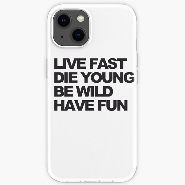 Live fast iPhone Soft Case
