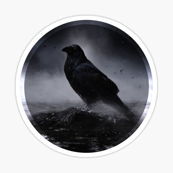 Item preview, Raven in the fog designed and sold by Destroyed-Pixel.