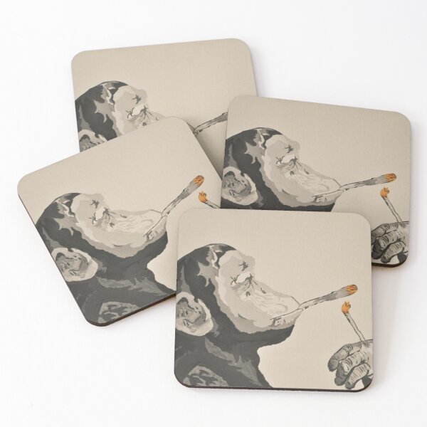 Item preview, Monkey smoking cigar designed and sold by luketee.