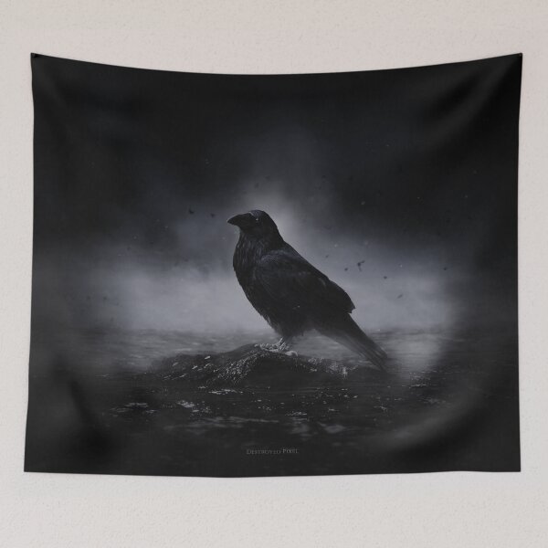 Item preview, Raven in the fog designed and sold by Destroyed-Pixel.