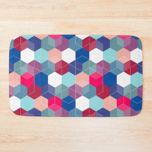 Item preview, Hexies in Blue designed and sold by PolitaStore.