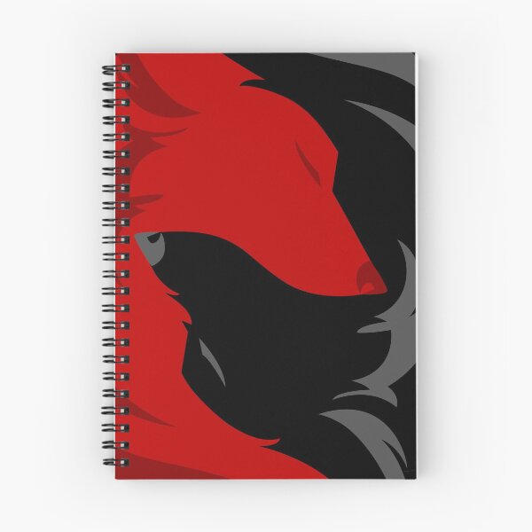 Item preview, Lobo Amor - Rojo Negro designed and sold by Crowne Prince.