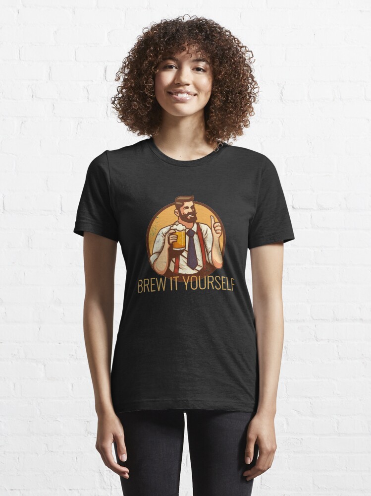 Alternate view of Brew It Yourself - Craft Beer Essential T-Shirt