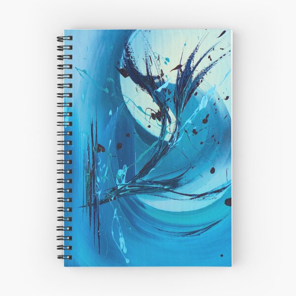 Item preview, Original Abstract Painting "Perfect Paradox" Modern Home Wall Decor, Blue, Turquoise and Aqua Art, Contemporary Art designed and sold by LJLundyAbstract.