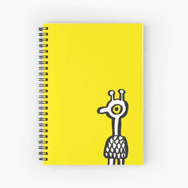 Birdie in Yellow Spiral Notebook
