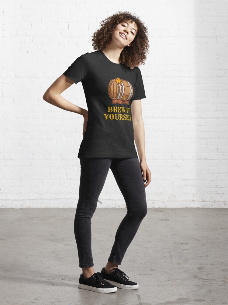 Alternate view of Brew It Yourself - Craft Beer Essential T-Shirt