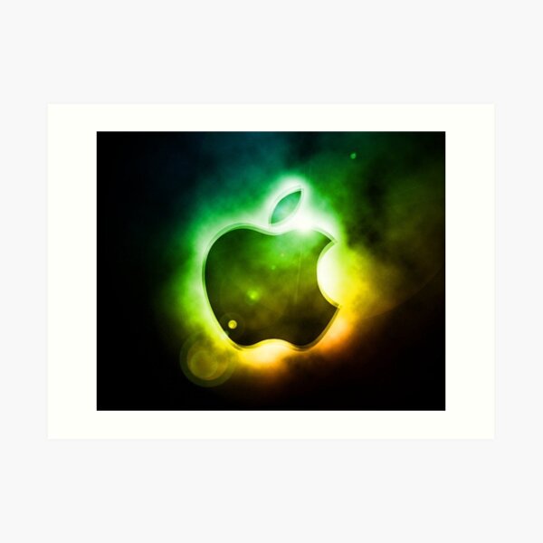 Apple logo Art Print