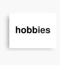 hobbies Metal Print
