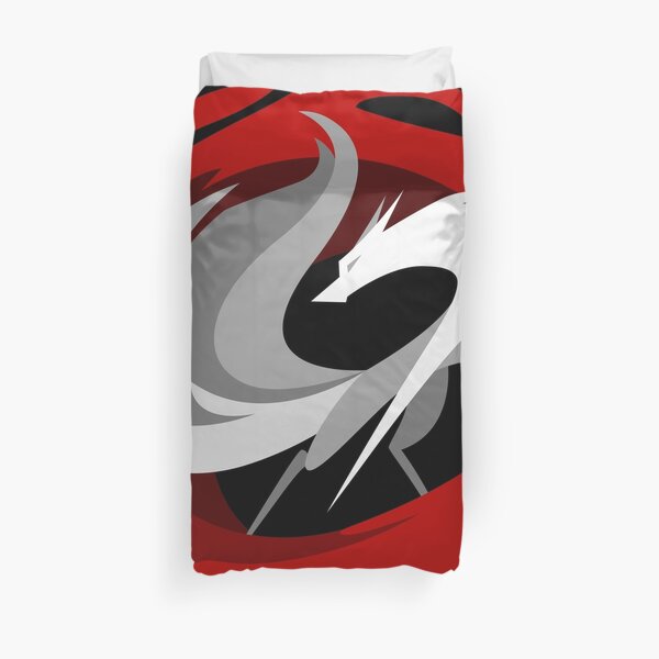 Fox Moon - Blood Moon Duvet Cover