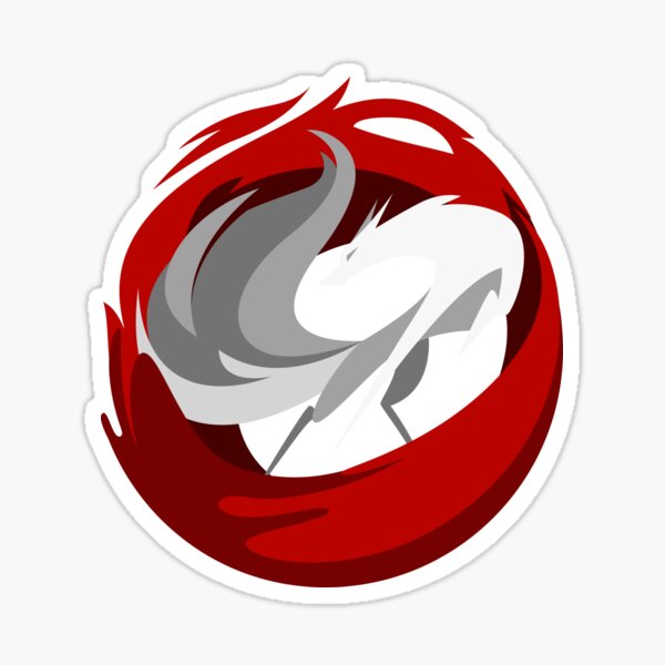 Fox Moon - Blood Moon Sticker