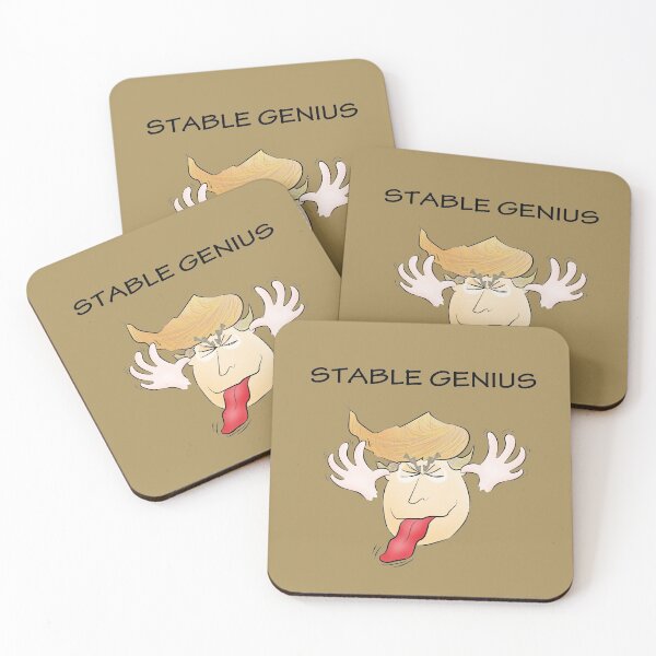 Item preview, Donald J. Trump: stable genius at work designed and sold by shackledlettuce.