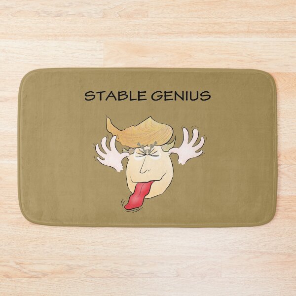 Item preview, Donald J. Trump: stable genius at work designed and sold by shackledlettuce.