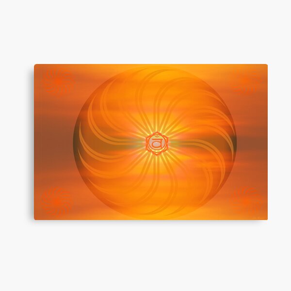 Sacral Chakra ~ Orange ~ Svadisthana ~ Female Canvas Print