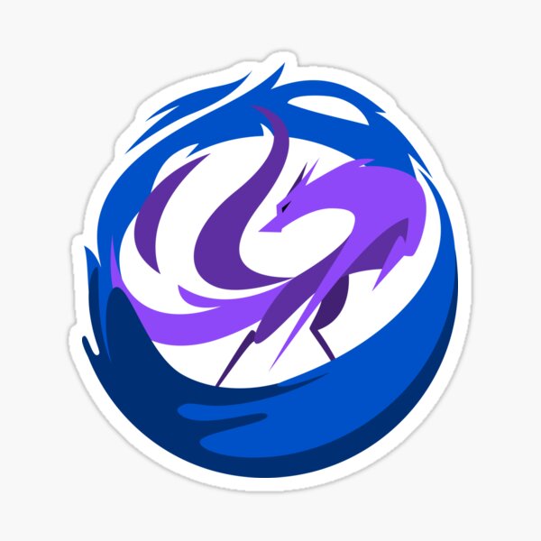 Fox Moon - Midnight Sticker