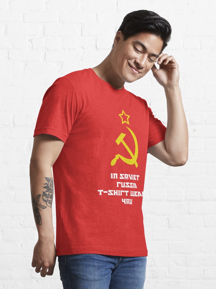 Alternate view of In Soviet Russia T-shirt wears you Essential T-Shirt
