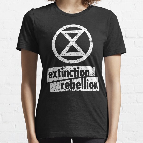 Extinction Rebellion (distressed design) Essential T-Shirt