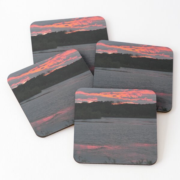 Item preview, Fiery Sky and Reflection landscape view designed and sold by mltrue.