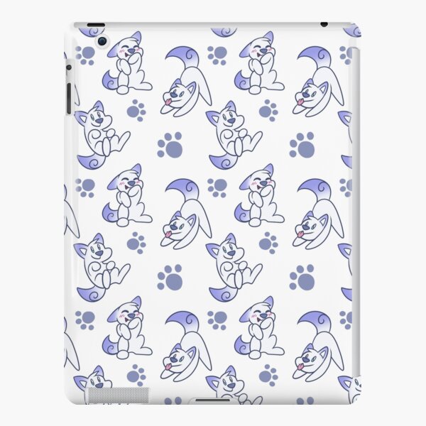 Scribble Kibble Puppy Pattern - White iPad Snap Case