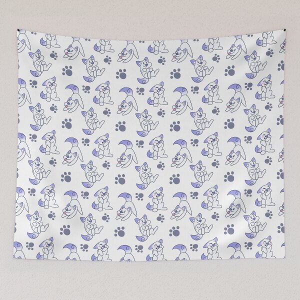 Item preview, Scribble Kibble Puppy Pattern - White designed and sold by Crowne Prince.