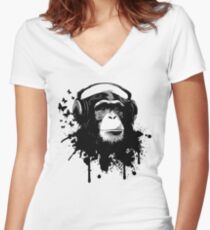 Unfug Shirt mit V-Ausschnitt