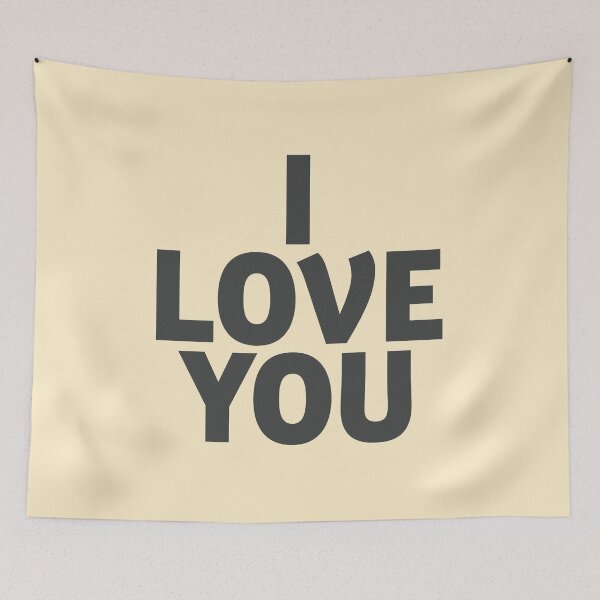 Item preview, I love you, motivational quote, woman gift, inspirational quote, gift for couples designed and sold by Spallutos.